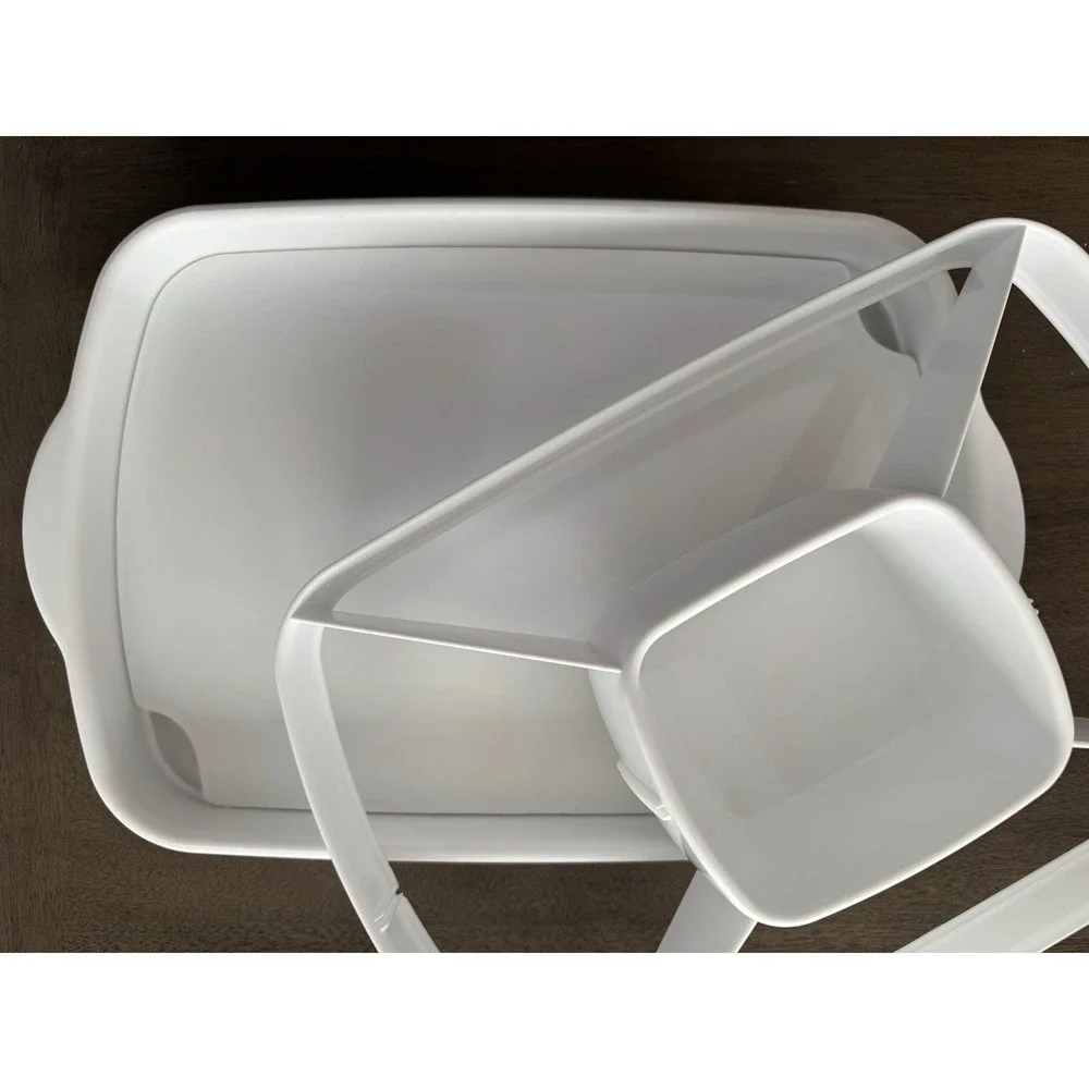 Pampered Chef Chillzanne Rectangle Server with Lid 2781 Deviled Egg /Veggie Tray